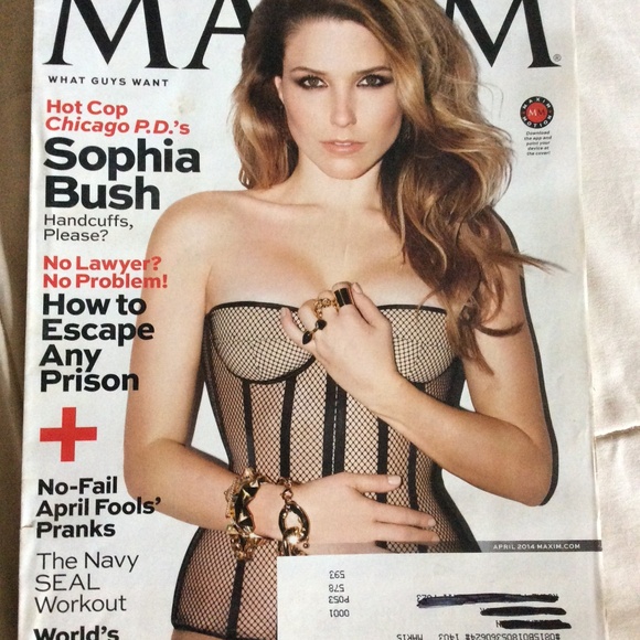Maxim Magazine April 2014 #192 Sophia Bush Cover - Picture 1 of 4